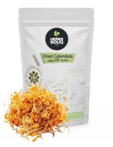 Dried Calendula Flowers عشبة أزهار الأذريون